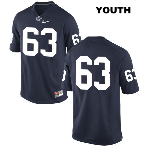 NCAA Nike Youth Penn State Nittany Lions Collin De Boef #63 College Football Authentic No Name Navy Stitched Jersey PBP6498DI